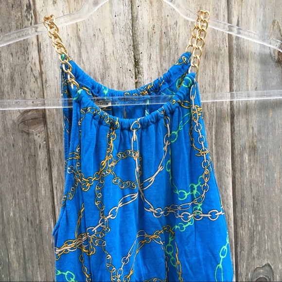 New York & Company Scarf Print Sleeveless Blouse XS - Picture 3 of 6